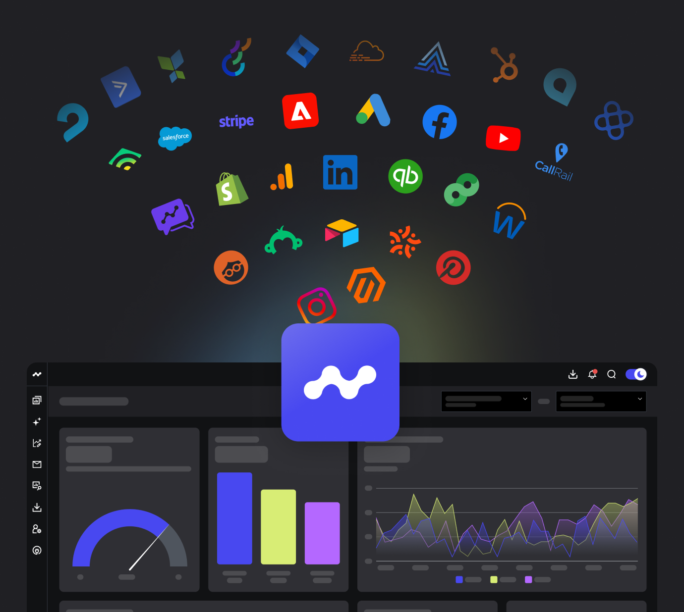 All real-time data feature illustration